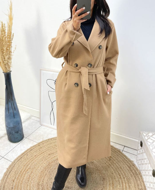MANTEAU TRENCH LONG